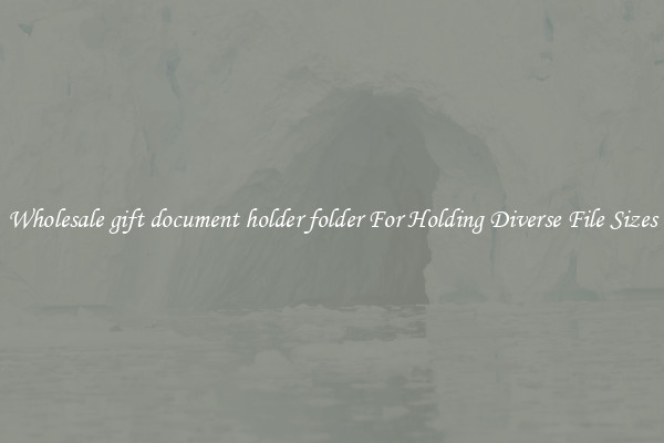 Wholesale gift document holder folder For Holding Diverse File Sizes