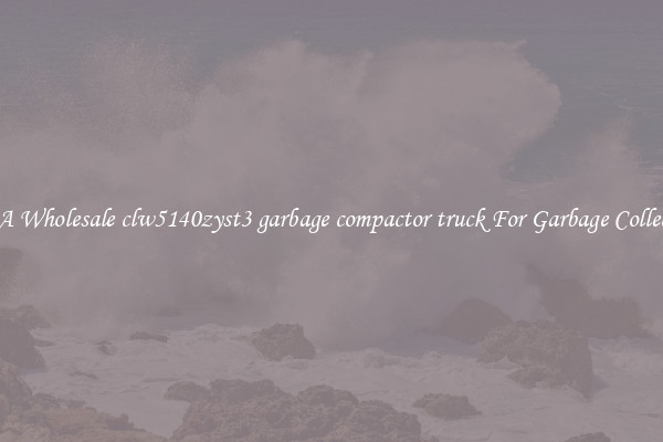 Get A Wholesale clw5140zyst3 garbage compactor truck For Garbage Collection