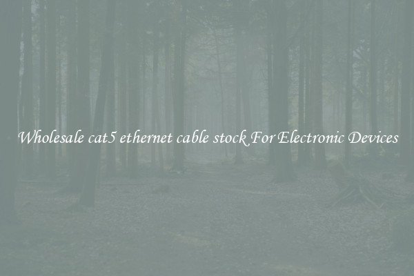 Wholesale cat5 ethernet cable stock For Electronic Devices