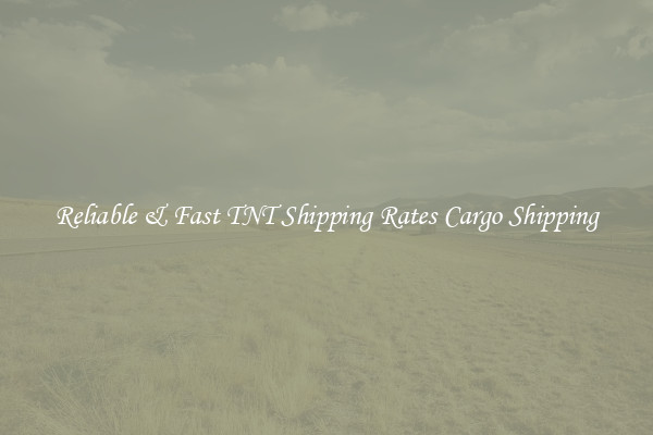 Reliable & Fast TNT Shipping Rates Cargo Shipping